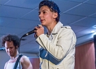 Rachelle Plas (harmonica-chant),Antoine Dijol (guitare-choeurs), Antoine Arroy (basse-choeurs) et Marc Hazon (batterie-choeurs)