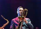 3S1A7409  T.Bo and The B.Boppers : T.Bo Ripault (chant, guitare), Abdell B.Bop (contrebasse), Red Benoît Ribière (piano), Francis Speed Gonzalez (batterie), Sylvain Téjérizo  (sax)