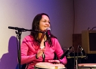 The Hub   : Hubert ZeroSix (guitare, chant), Betty Rojas (percussions, choeur) et  Sylvain (batterie) : 2015, CONCERT, ENTREPONT, ISSY LES MOULINEAUX, THE HUB