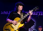 Candye Kane (chant), Laura Chavez (guitare),  Bobby Abarca (basse) et Kurt Kalker (batterie) : 2015, BLUES, CANDYE KANE, CONCERT, PETIT JOURNAL MONTPARNASSE
