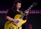 Candye Kane (chant), Laura Chavez (guitare),  Bobby Abarca (basse) et Kurt Kalker (batterie) : 2015, BLUES, CANDYE KANE, CONCERT, PETIT JOURNAL MONTPARNASSE