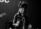 Candye Kane (chant), Laura Chavez (guitare),  Bobby Abarca (basse) et Kurt Kalker (batterie) : 2015, BLUES, CANDYE KANE, CONCERT, PETIT JOURNAL MONTPARNASSE