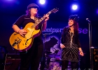 Candye Kane (chant), Laura Chavez (guitare),  Bobby Abarca (basse) et Kurt Kalker (batterie) : 2015, BLUES, CANDYE KANE, CONCERT, PETIT JOURNAL MONTPARNASSE