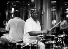 IMG 4633  Russ Green (harmonica, chant),  Toronzo Cannon  (guitare), David Forte (basse), Christopher Alexander (batteur), Ronnie Hicks (claviers) : 2015, BARCELONE, CROISIERE BLUES, EIROPEAN BLUES CRUISE, MARSEILLE, MINORQUE