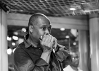 IMG 4670  Russ Green (harmonica, chant),  Toronzo Cannon  (guitare), David Forte (basse), Christopher Alexander (batteur), Ronnie Hicks (claviers) : 2015, BARCELONE, CROISIERE BLUES, EIROPEAN BLUES CRUISE, MARSEILLE, MINORQUE