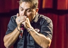 IMG 5176  Hat man Session :  Nasser Ben Dadoo (guitare, chant), Marko Balland (harmonica), Tomi Matthieu  (contrebasse), Alexis Voisin (batterie) : 2015, BLUES, CONCERT, L'ENTREPOT, NASSER BEN DADDO