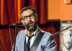 IMG 5183  Hat man Session :  Nasser Ben Dadoo (guitare, chant), Marko Balland (harmonica), Tomi Matthieu  (contrebasse), Alexis Voisin (batterie) : 2015, BLUES, CONCERT, L'ENTREPOT, NASSER BEN DADDO