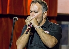 IMG 5188  Hat man Session :  Nasser Ben Dadoo (guitare, chant), Marko Balland (harmonica), Tomi Matthieu  (contrebasse), Alexis Voisin (batterie) : 2015, BLUES, CONCERT, L'ENTREPOT, NASSER BEN DADDO