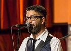 IMG 5198  Hat man Session :  Nasser Ben Dadoo (guitare, chant), Marko Balland (harmonica), Tomi Matthieu  (contrebasse), Alexis Voisin (batterie) : 2015, BLUES, CONCERT, L'ENTREPOT, NASSER BEN DADDO