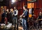 IMG 5223  Hat man Session :  Nasser Ben Dadoo (guitare, chant), Marko Balland (harmonica), Tomi Matthieu  (contrebasse), Alexis Voisin (batterie)   en invité Ousmane Kalil Kouyate, Sansecerino (guitare), Diabolo (harmonica), Thierry (guitare) : 2015, BLUES, CONCERT, L'ENTREPOT, NASSER BEN DADDO