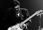 IMG 5566  Roy Ganes (guitar, chant), David Melton (guitare), Richard Reed (basse),  James Paxson (batterie), Joe Cambpell  (trompette), Lawrence Kincherlow (sax ténor). : 2015, BLUES, CONCERT, ROCK, ROY GAINES AND HIS TUXEDO BLUES ORCHESTRA, TREMBLAY EN FRANCE
