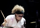 IMG 5617  Roy Ganes (guitar, chant), David Melton (guitare), Richard Reed (basse),  James Paxson (batterie), Joe Cambpell  (trompette), Lawrence Kincherlow (sax ténor). : 2015, BLUES, CONCERT, ROCK, ROY GAINES AND HIS TUXEDO BLUES ORCHESTRA, TREMBLAY EN FRANCE