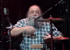 IMG 7282  Lino Muoio (mandoline, chant), Mario Insenga (batterie, chant), Francesco Miele (basse, chant), Emilio Quaglieri (drobo) : 2016, BLUES, CONCERT, LINO MUOIO AND THE OLD TIME PICKERS, TREMBLAY EN FRANCE