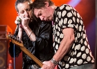 IMG 7628  Little Bob (chant),  Gilles Mallet (guitare), Mickey Blow (harmonica), Bertrand Couloume (contrebasse), Jérémie Piazza (batterie) : 2015, BLUES, BLUES ROCK, CONCERT, ORSAY, ROCK