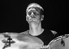IMG 7639  Little Bob (chant),  Gilles Mallet (guitare), Mickey Blow (harmonica), Bertrand Couloume (contrebasse), Jérémie Piazza (batterie) : 2015, BLUES, BLUES ROCK, CONCERT, ORSAY, ROCK