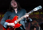 IMG 0622  Jessie Lee Houllier (chant, guitare),  Alexis &#34;Mr Al&#34; Didier, Laurent Cokelaere (basse), Julien Audigier (batterie), Gilles Erhart (claviers) : 2016, BLUES, BLUES ROCK, CHAPELLE DES LOMBARDS, CONCERT, JESSY LEE AND THE ALCHEMISTS, PARIS