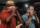 IMG 2060  Steve Verbeke (chant, harmonica), Benoit Blue Boy (chant, harmonica), Manu Guillou (guitare), Thibaut Chopin (basse, harmonica), Marty Vickers (batterie) : 2016, BENOIT BLUE BOY, BLUES, CONCERT, LA CHAPELLE DES LOMBARDS, STEVE VERBEKE