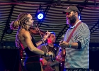 IMG 2337  Otis Taylor (guitare, chant), Anne Haris (violon), Larry Thompson (batterie), Todd Edmunds (basse) : 2016, BLUES, CONCERT, OTIS TAYLOR, SAINT BREVIN