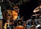 IMG 2357  Otis Taylor (guitare, chant), Anne Haris (violon), Larry Thompson (batterie), Todd Edmunds (basse) : 2016, BLUES, CONCERT, OTIS TAYLOR, SAINT BREVIN