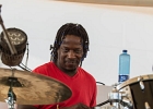 IMG 2790  Stacy Brooks (chant) avec Giles Corey (guitare),  Marvin Little (basse) et  Andrew Blaze Thomas (batterie) : 2016, CONCERT, CROISIERE BLUES, EUROPEAN BLUES CRUISE