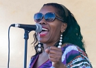 IMG 2802  Stacy Brooks (chant) avec Giles Corey (guitare),  Marvin Little (basse) et  Andrew Blaze Thomas (batterie) : 2016, CONCERT, CROISIERE BLUES, EUROPEAN BLUES CRUISE