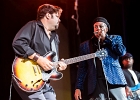 IMG 3143  Billy Branch (chant, harmonica), Giles Corey (guitare), Ariyo (claviers), Marvin Little (basse),  Andrew Blaze Thomas (batterie) : 2016, CONCERT, CROISIERE BLUES, EUROPEAN BLUES CRUISE