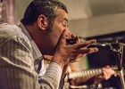IMG 3560  David Evans (chant, guitare, kazoo), Gilles Gabisson (harmonica) : 2016, BLUES, CONCERT, DAVID EVANS, FRANCK RAPIDO, FRED DELFORGE, LAURENCE, TENNESSEE PARIS