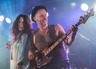 IMG 3784  Sari Schorr (chant), Innes Sibun (guitare), Kevin Jefferies (basse) , Anders Olinder (claviers),  Kevin O&#39;Rourke (batterie) : 2016, BLUES, BLUES ROCK, CONCERT, FESTIVAL BLUES AUTOMNE EN RABELAISIE, SARI SCHORR