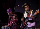 IMG 4497  Bob Stroger (basse, chant), Bob Margolin (guitare, chant), Bob Corritore (harmonica), Simon Boyer (batterie), Sherry Margolin (piano), Chief Udoh Essiet (percussions) : 2016, BLUES, BOB CORRITORE, BOB MARGOLIN, BOB STROGER, CONCERT, JAZZ CLUB LIONEL HAMPTON, SIMON BOYER