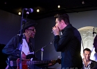 IMG 4514  Bob Stroger (basse, chant), Bob Margolin (guitare, chant), Bob Corritore (harmonica), Simon Boyer (batterie), Sherry Margolin (piano), Chief Udoh Essiet (percussions) : 2016, BLUES, BOB CORRITORE, BOB MARGOLIN, BOB STROGER, CONCERT, JAZZ CLUB LIONEL HAMPTON, SIMON BOYER