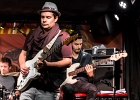 IMG 5315  Antoine Holler (guitare, chant), Joseph Champagnon (guitare, chant), Klem Aubert (basse),  Guillaume Lefebvre (batterie) et en invité Khaled Bassam (guitare, chant) : 2016, ANTOINE HOLLER, BLUES, CONCERT, JO CHAMPAGNON, KHALED BASSAM, LA CHAPELLE DES LOMBARDS
