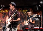 IMG 5316  Antoine Holler (guitare, chant), Joseph Champagnon (guitare, chant), Klem Aubert (basse),  Guillaume Lefebvre (batterie) et en invité Khaled Bassam (guitare, chant) : 2016, ANTOINE HOLLER, BLUES, CONCERT, JO CHAMPAGNON, KHALED BASSAM, LA CHAPELLE DES LOMBARDS