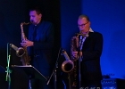 IMG 5547  Arthur Adams (vocal, guitare), Mathias Luszpinski (saxophone ténor), Jean-Marc Labbé (saxophone baryton),  Jean-Pierre Duarte (guitare), Fabien Saussaye (orgue),  Jean-Marc Despeignes (basse), Bruno Pimienta (batterie)