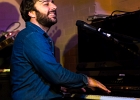 IMG 5623  Julien Brunetaud (piano, chant), Romain Joutard (batterie), Oliver Smith (basse), Jerome Etcheberry (trompette), Sylvain Sly Fetis (saxophone), Faby Médina (choeur), Celine Languedoc (choeur) invités Zoe Dadson (chant),  Greg Zlap (harmonica) : 2016, CONCERT, JULIEN BRUNETAUD, SUNSET