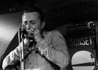 IMG 5654  Julien Brunetaud (piano, chant), Romain Joutard (batterie), Oliver Smith (basse), Jerome Etcheberry (trompette), Sylvain Sly Fetis (saxophone), Faby Médina (choeur), Celine Languedoc (choeur) invités Zoe Dadson (chant),  Greg Zlap (harmonica) : 2016, CONCERT, JULIEN BRUNETAUD, SUNSET