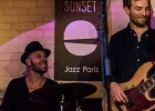 IMG 5661  Julien Brunetaud (piano, chant), Romain Joutard (batterie), Oliver Smith (basse), Jerome Etcheberry (trompette), Sylvain Sly Fetis (saxophone), Faby Médina (choeur), Celine Languedoc (choeur) invités Zoe Dadson (chant),  Greg Zlap (harmonica) : 2016, CONCERT, JULIEN BRUNETAUD, SUNSET