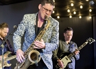 IMG 6721  Sax Gordon Beadle (saxophone ténor, vocal), Nicolas Duportal (guitare, vocal), Cédric Legoff (Hammond B3), Antoine Escalier (basse), Fabrice Bessouat (batterie) : 2017, ANTOINE ESCALIER, BLUES, CEDRIC LEGOFF, CONCERT, FABRICE BESSOUAT, JAZZ CLUB LIONEL HAMPTON, NICO DUPORTAL, SAX GORDON, SWING