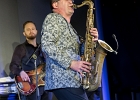 IMG 6728  Sax Gordon Beadle (saxophone ténor, vocal), Nicolas Duportal (guitare, vocal), Cédric Legoff (Hammond B3), Antoine Escalier (basse), Fabrice Bessouat (batterie) : 2017, ANTOINE ESCALIER, BLUES, CEDRIC LEGOFF, CONCERT, FABRICE BESSOUAT, JAZZ CLUB LIONEL HAMPTON, NICO DUPORTAL, SAX GORDON, SWING