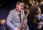 IMG 6756  Sax Gordon Beadle (saxophone ténor, vocal), Nicolas Duportal (guitare, vocal), Cédric Legoff (Hammond B3), Antoine Escalier (basse), Fabrice Bessouat (batterie) : 2017, ANTOINE ESCALIER, BLUES, CEDRIC LEGOFF, CONCERT, FABRICE BESSOUAT, JAZZ CLUB LIONEL HAMPTON, NICO DUPORTAL, SAX GORDON, SWING