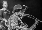 IMG 7689  Jimmy Burns (guitare, chant), Xavier Pillac (guitare),  Fabrice Bessouat (batterie), Antoine Escalier (basse) : 2017, ANTOINE ESCALIER, BLUES, CONCERT, FABRICE BESSOUAT, JIMMY BURNS, TREMBLAY EN FRANCE, XAVIER PILLAC