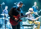 IMG 7691  Jimmy Burns (guitare, chant), Xavier Pillac (guitare),  Fabrice Bessouat (batterie), Antoine Escalier (basse) : 2017, ANTOINE ESCALIER, BLUES, CONCERT, FABRICE BESSOUAT, JIMMY BURNS, TREMBLAY EN FRANCE, XAVIER PILLAC