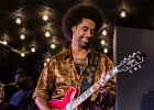 IMG 7765  Selwyn Birchwood (vocal, guitare, lap steel), Regi Olivier (saxophone baryton), Donald &#34;Huff&#34; Wright (basse), Courtney &#34;Love&#34; Girlie (batterie). : 2017, BLUES, CONCERT, COURTNEY GIRLIE, DONALD WRIGHT, JAZZ CLUB LIONEL HAMPTON, REGI OLIVIER, SELWYN BIRCHWOOD