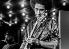 IMG 7766  Selwyn Birchwood (vocal, guitare, lap steel), Regi Olivier (saxophone baryton), Donald &#34;Huff&#34; Wright (basse), Courtney &#34;Love&#34; Girlie (batterie). : 2017, BLUES, CONCERT, COURTNEY GIRLIE, DONALD WRIGHT, JAZZ CLUB LIONEL HAMPTON, REGI OLIVIER, SELWYN BIRCHWOOD