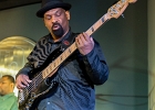 IMG 7771  Selwyn Birchwood (vocal, guitare, lap steel), Regi Olivier (saxophone baryton), Donald &#34;Huff&#34; Wright (basse), Courtney &#34;Love&#34; Girlie (batterie). : 2017, BLUES, CONCERT, COURTNEY GIRLIE, DONALD WRIGHT, JAZZ CLUB LIONEL HAMPTON, REGI OLIVIER, SELWYN BIRCHWOOD