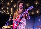 IMG 7773  Selwyn Birchwood (vocal, guitare, lap steel), Regi Olivier (saxophone baryton), Donald &#34;Huff&#34; Wright (basse), Courtney &#34;Love&#34; Girlie (batterie). : 2017, BLUES, CONCERT, COURTNEY GIRLIE, DONALD WRIGHT, JAZZ CLUB LIONEL HAMPTON, REGI OLIVIER, SELWYN BIRCHWOOD