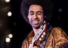 IMG 7784  Selwyn Birchwood (vocal, guitare, lap steel), Regi Olivier (saxophone baryton), Donald &#34;Huff&#34; Wright (basse), Courtney &#34;Love&#34; Girlie (batterie). : 2017, BLUES, CONCERT, COURTNEY GIRLIE, DONALD WRIGHT, JAZZ CLUB LIONEL HAMPTON, REGI OLIVIER, SELWYN BIRCHWOOD