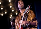 IMG 7806  Selwyn Birchwood (vocal, guitare, lap steel), Regi Olivier (saxophone baryton), Donald &#34;Huff&#34; Wright (basse), Courtney &#34;Love&#34; Girlie (batterie). : 2017, BLUES, CONCERT, COURTNEY GIRLIE, DONALD WRIGHT, JAZZ CLUB LIONEL HAMPTON, REGI OLIVIER, SELWYN BIRCHWOOD