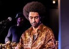IMG 7809  Selwyn Birchwood (vocal, guitare, lap steel), Regi Olivier (saxophone baryton), Donald &#34;Huff&#34; Wright (basse), Courtney &#34;Love&#34; Girlie (batterie). : 2017, BLUES, CONCERT, COURTNEY GIRLIE, DONALD WRIGHT, JAZZ CLUB LIONEL HAMPTON, REGI OLIVIER, SELWYN BIRCHWOOD