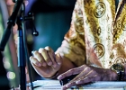 IMG 7813  Selwyn Birchwood (vocal, guitare, lap steel), Regi Olivier (saxophone baryton), Donald &#34;Huff&#34; Wright (basse), Courtney &#34;Love&#34; Girlie (batterie). : 2017, BLUES, CONCERT, COURTNEY GIRLIE, DONALD WRIGHT, JAZZ CLUB LIONEL HAMPTON, REGI OLIVIER, SELWYN BIRCHWOOD