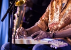 IMG 7815  Selwyn Birchwood (vocal, guitare, lap steel), Regi Olivier (saxophone baryton), Donald &#34;Huff&#34; Wright (basse), Courtney &#34;Love&#34; Girlie (batterie). : 2017, BLUES, CONCERT, COURTNEY GIRLIE, DONALD WRIGHT, JAZZ CLUB LIONEL HAMPTON, REGI OLIVIER, SELWYN BIRCHWOOD